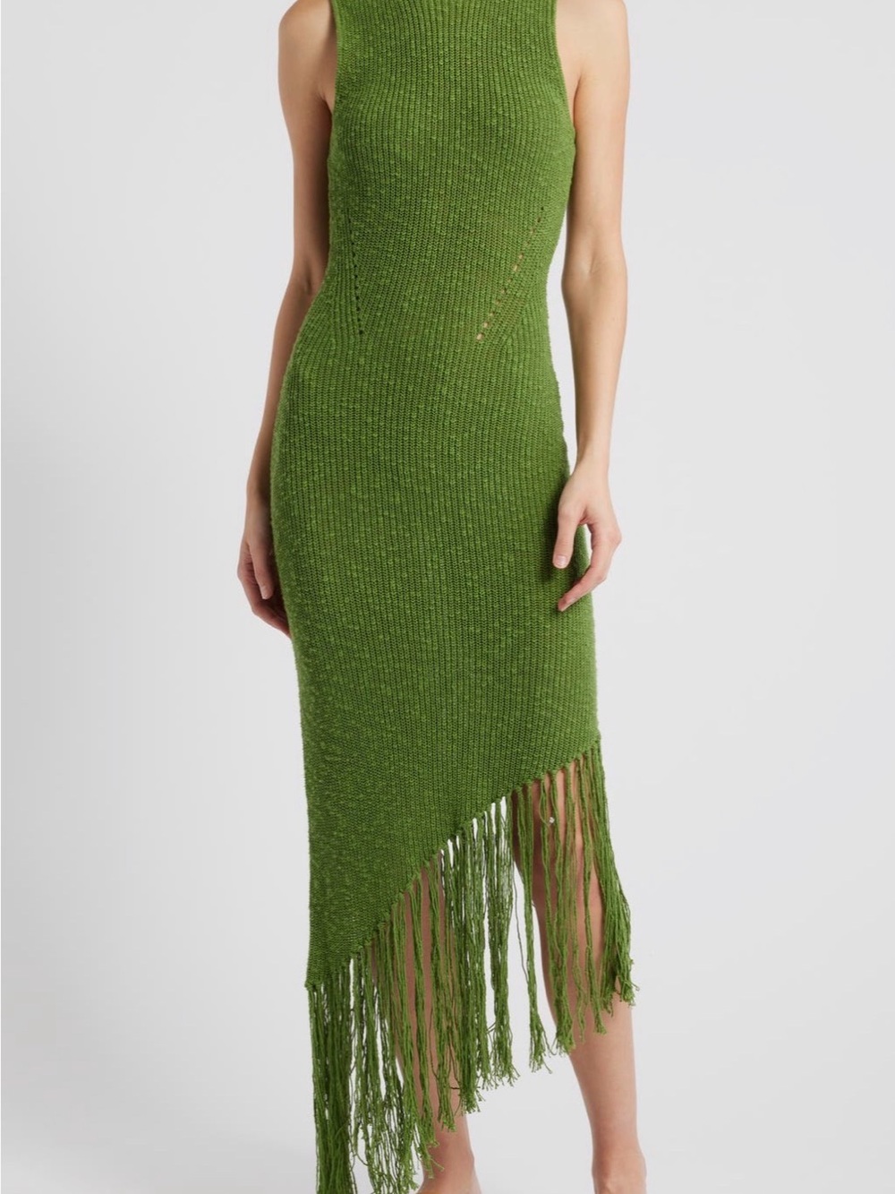 Rails Rylee Sleeveless fringe Hem Sweater Dress